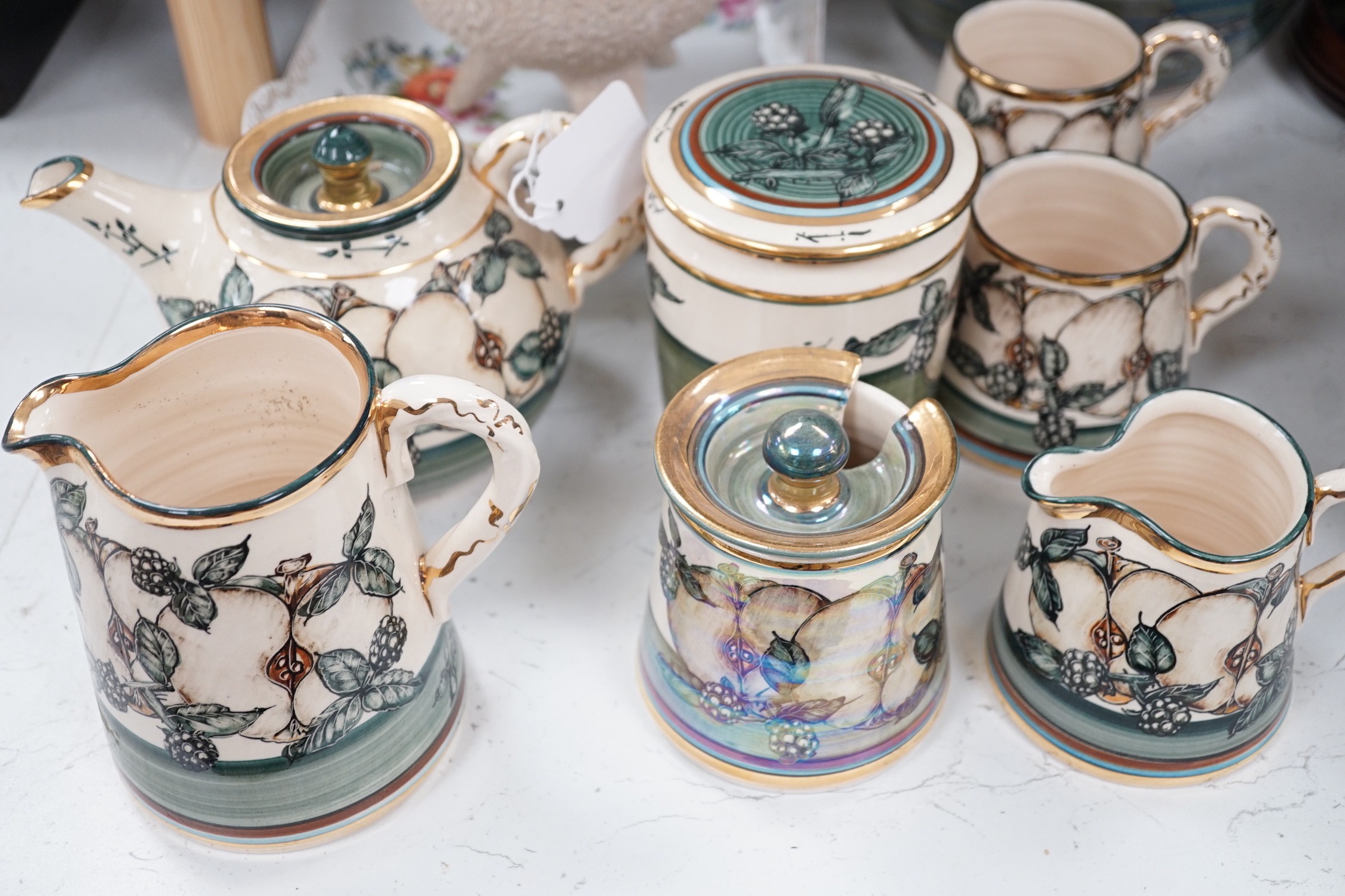 A large quantity of various ceramics including Samson, Rosenthal, studio pottery and glass